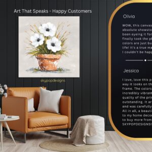 White Anemone Art