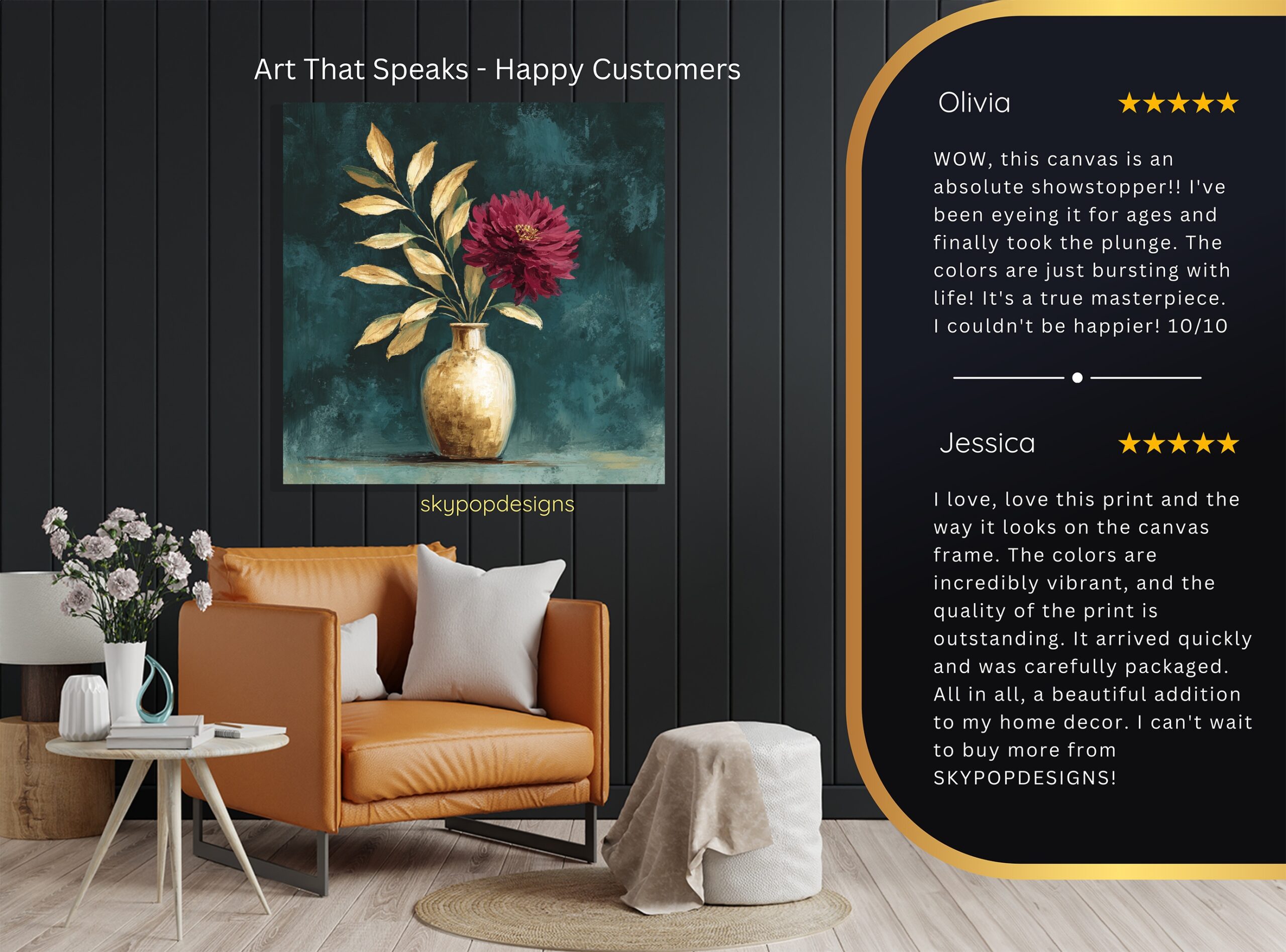 8.jpg Golden Vase Floral Art