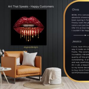 Glamorous Lips Art
