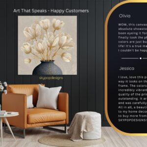 Golden Tulips Art