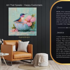 Hummingbird Hibiscus Art