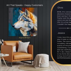 Wolf Portrait Art