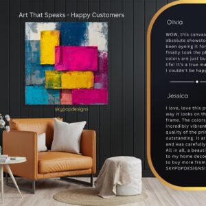 Geometric Blocks Art