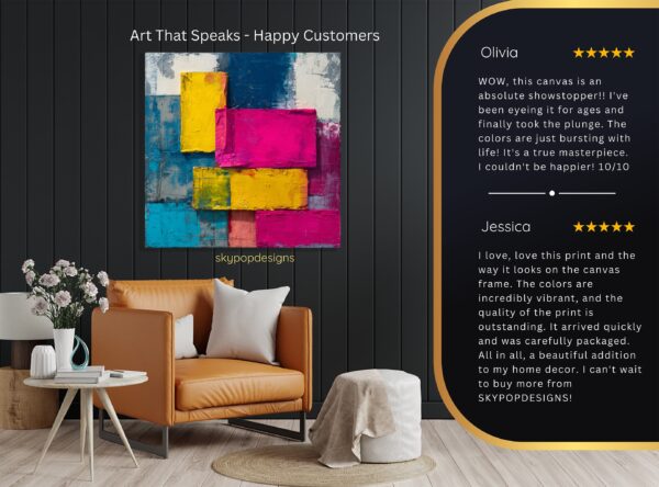 Geometric Blocks Art