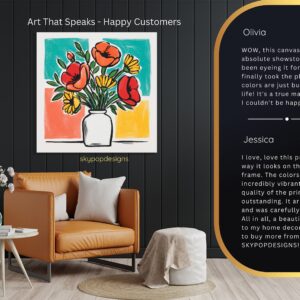 Poppy Bouquet Art