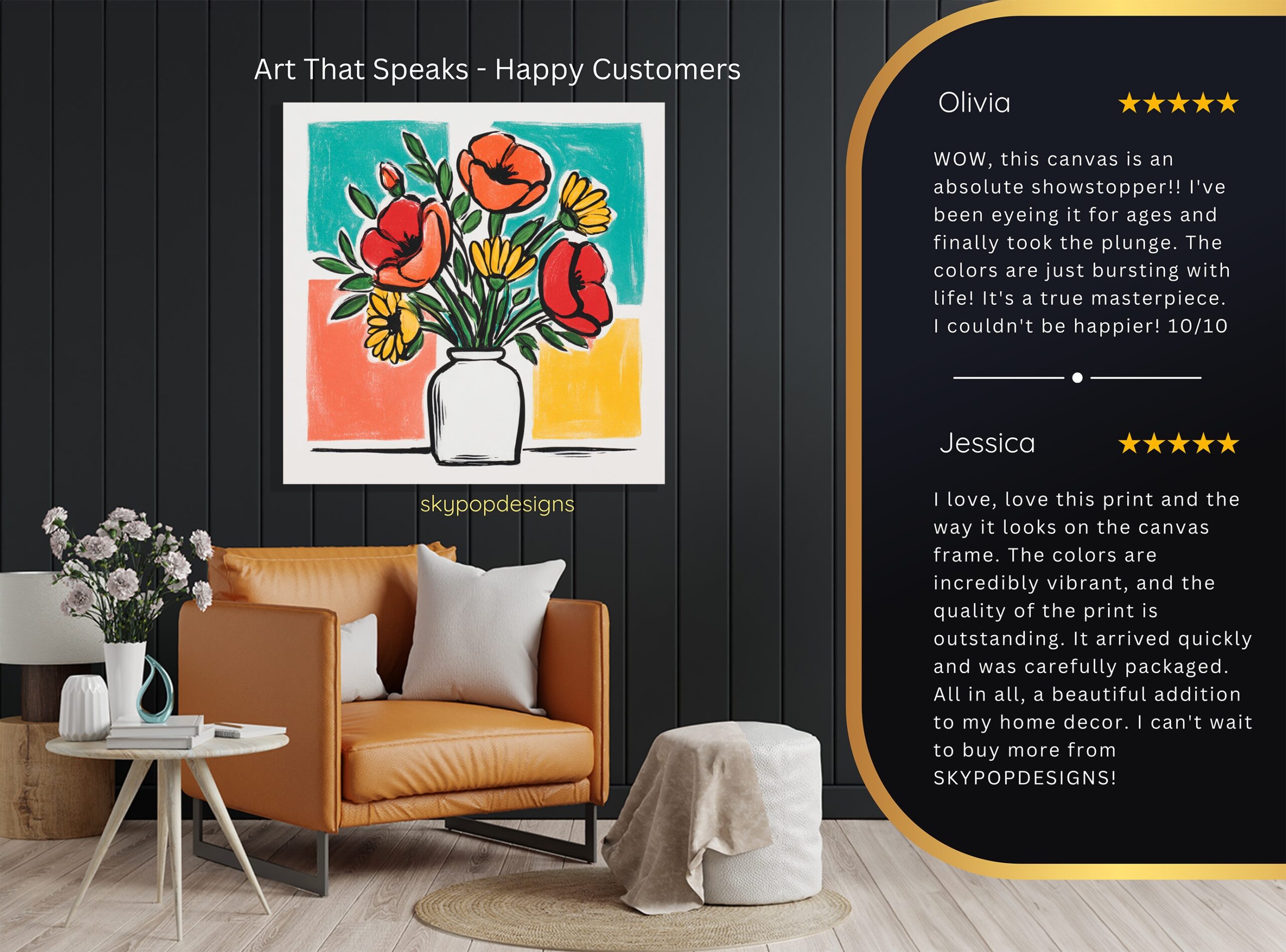 8.jpg Poppy Bouquet Art