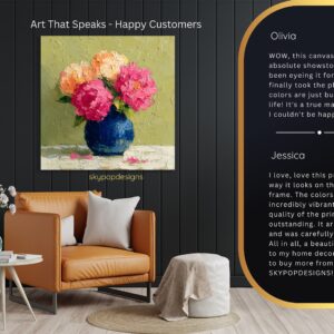 Vibrant Floral Bouquet Art