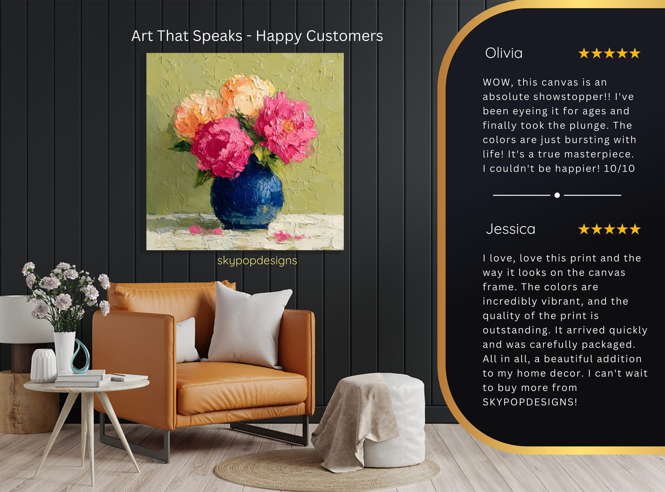 8.jpg Vibrant Floral Bouquet Art