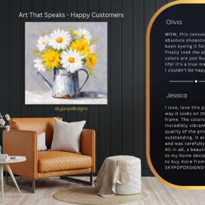 Daisy Bouquet Art