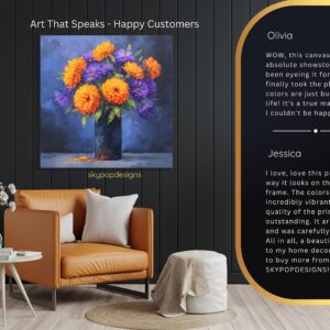 Vibrant Floral Bouquet Art
