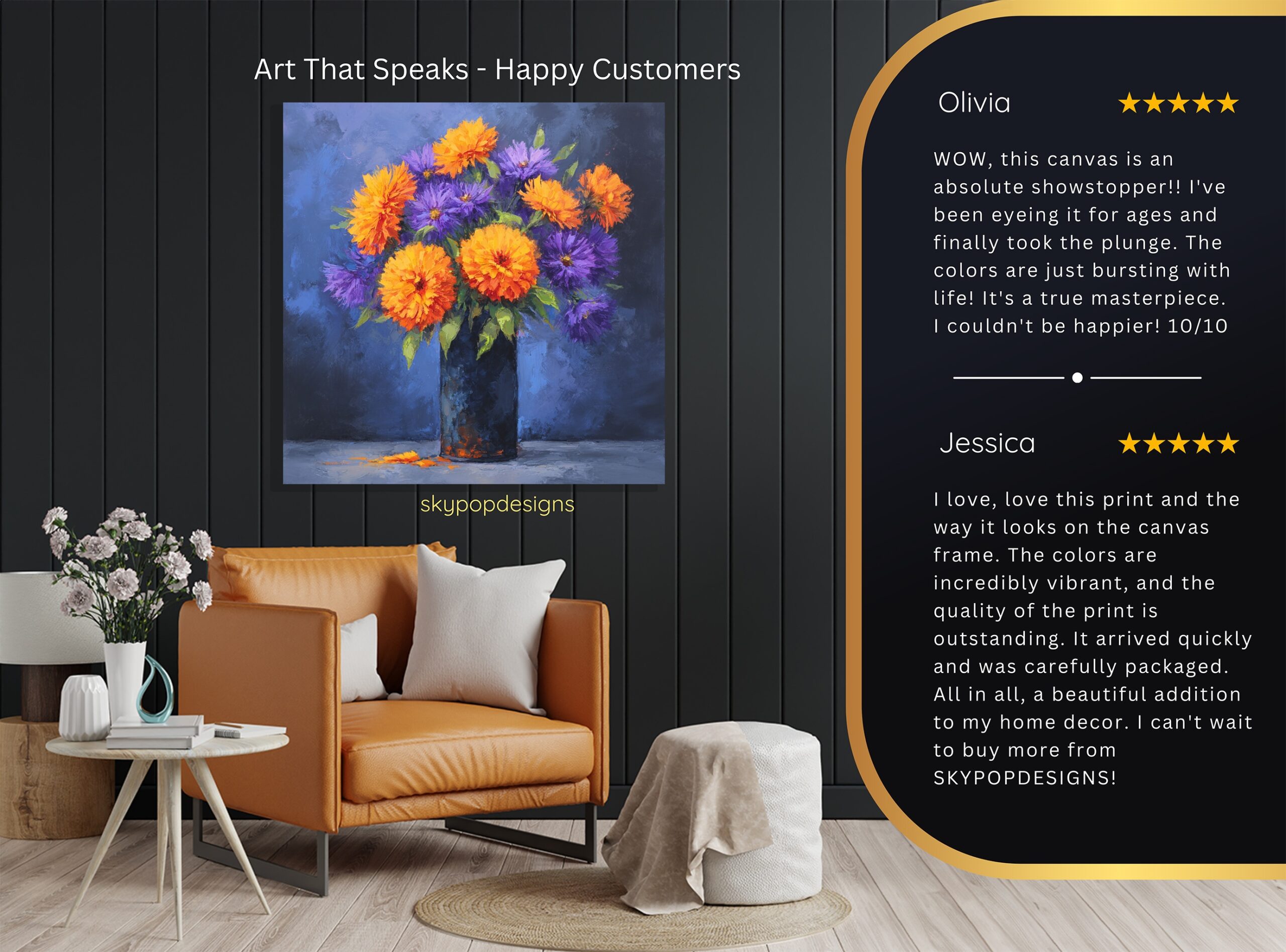 8.jpg Vibrant Floral Bouquet Art