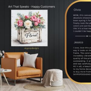 Rustic Floral Box Art