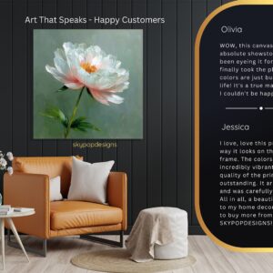 Peony Bloom Art