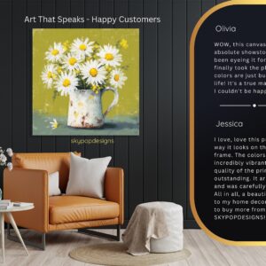 Daisy Bouquet Art