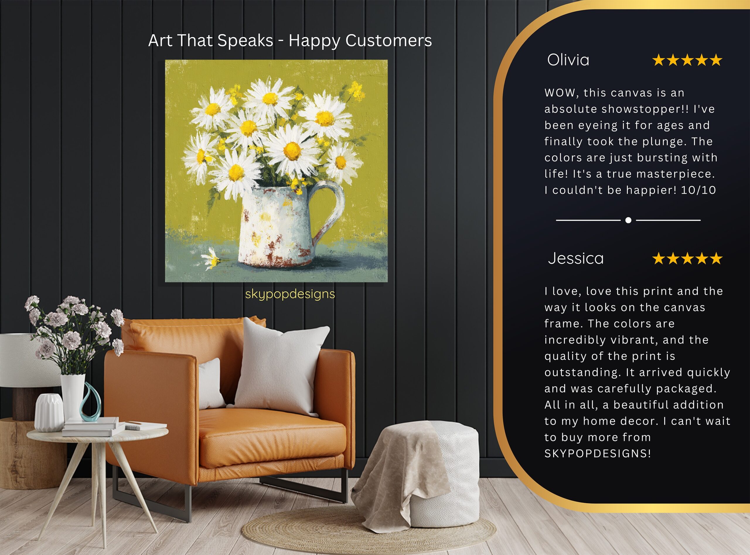 8.jpg Daisy Bouquet Art