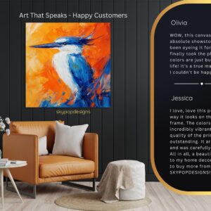 Kingfisher Bird Art