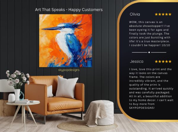 Kingfisher Bird Art