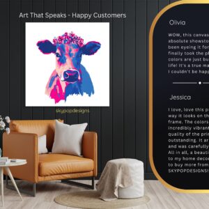 Cow Floral Art