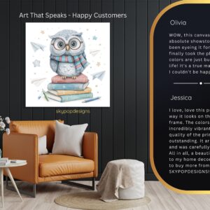 Owl Book Art