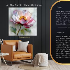Pink Peony Art
