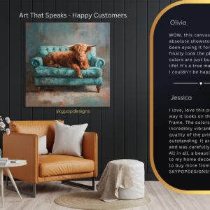 Highland Cow Art