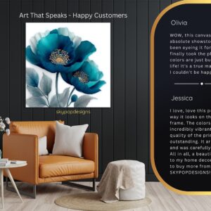 Blue Poppy Art