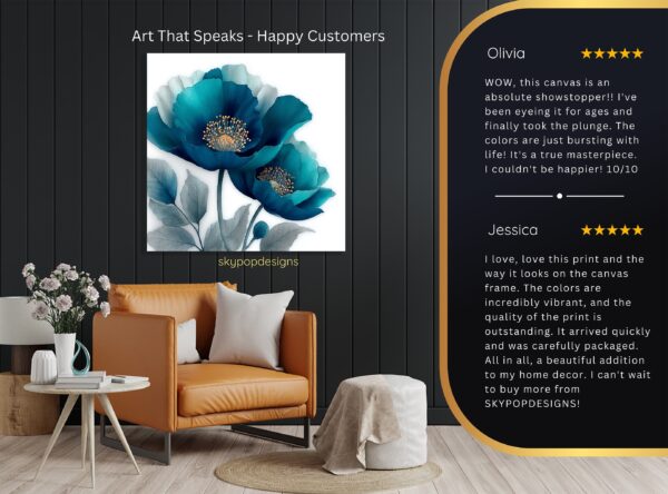 Blue Poppy Art