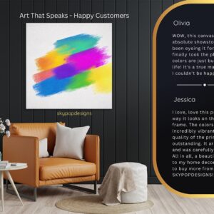 Vibrant Brushstrokes Art