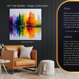 Rainbow Forest Art