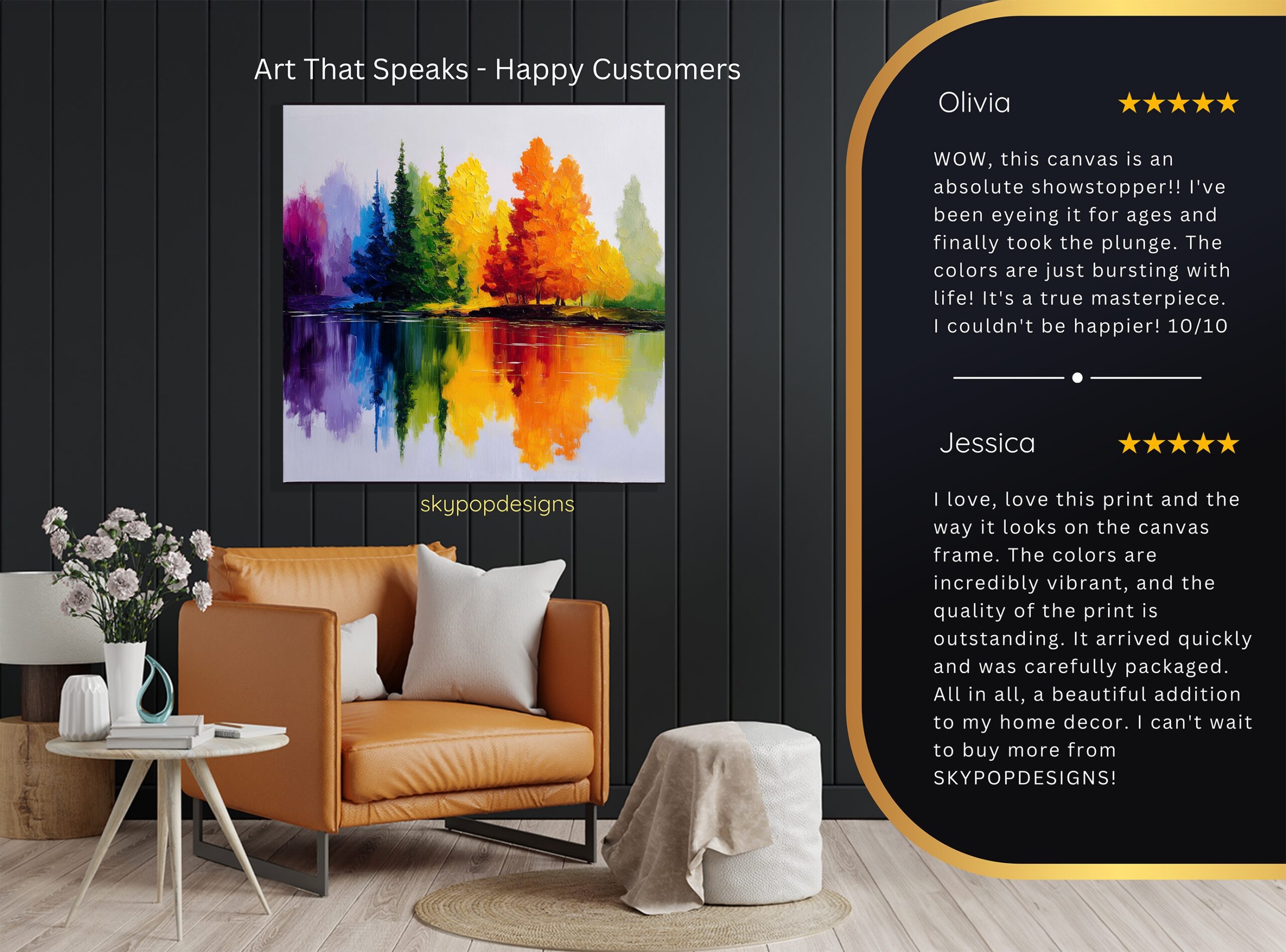 8.jpg Rainbow Forest Art