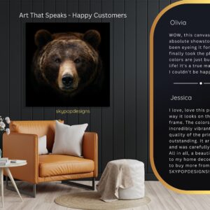 Bear Face Art