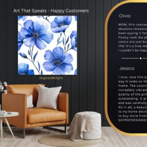 Blue Poppy Art