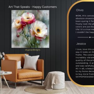 Dreamy Ranunculus Bloom Art