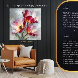 Tulip Bouquet Art