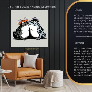 Frog Couple Art