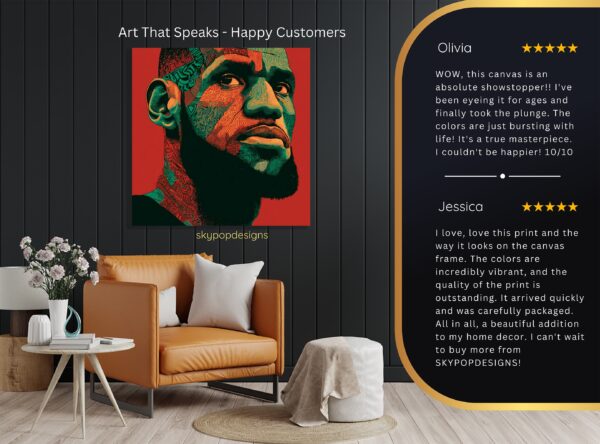 Vibrant Portrait Art