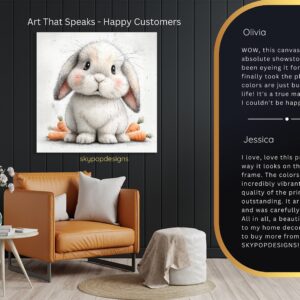 Bunny Carrot Art