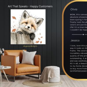 Fox Autumn Art