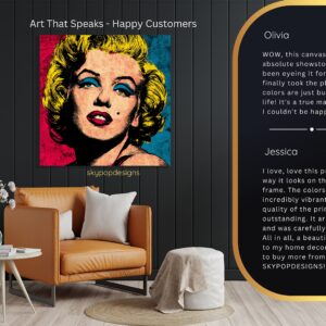 Iconic Blonde Bombshell Art