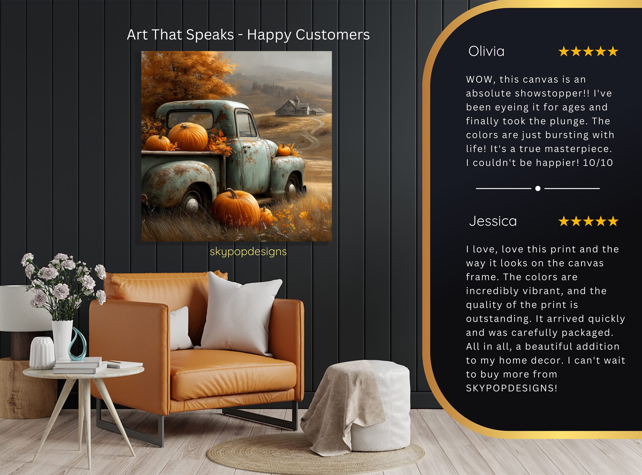 8.jpg Autumn Pumpkin Truck Art