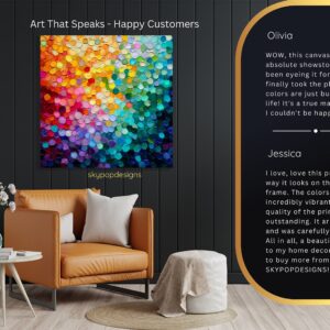 Vibrant Circles Art