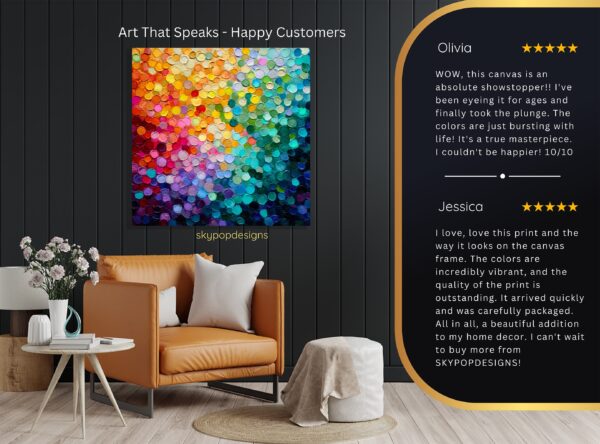 Vibrant Circles Art