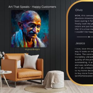 Gandhi Portrait Art