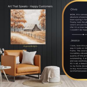 Autumn Barn Art