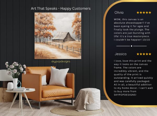 Autumn Barn Art