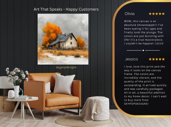 Autumn Barn Art