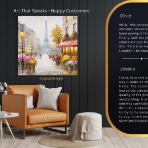 Paris Street Cafe Art