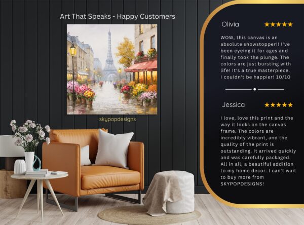 Paris Street Cafe Art
