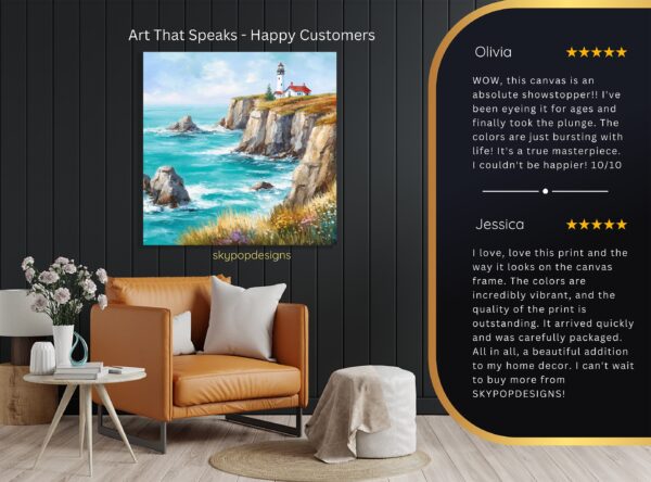 Coastal Lighthouse Art