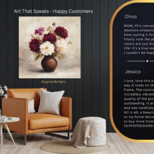 Elegant Flower Vase Art